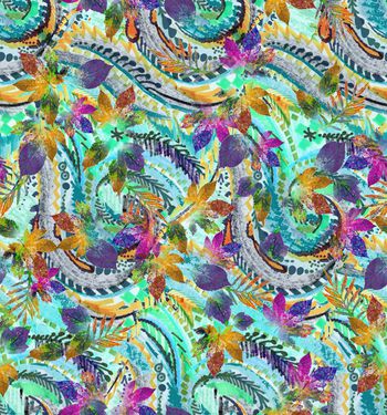 1337340-200623叶子和涂鸦蓝色