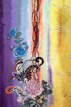 定位花印花华亿平台图片