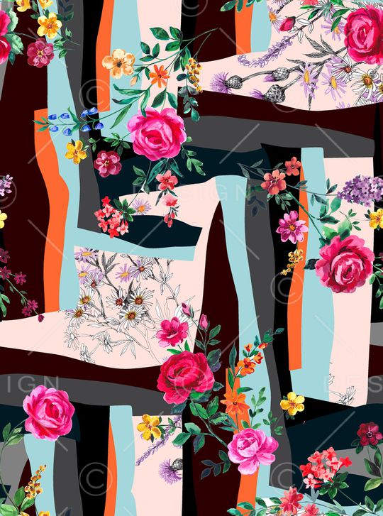 几何印花华亿平台图片