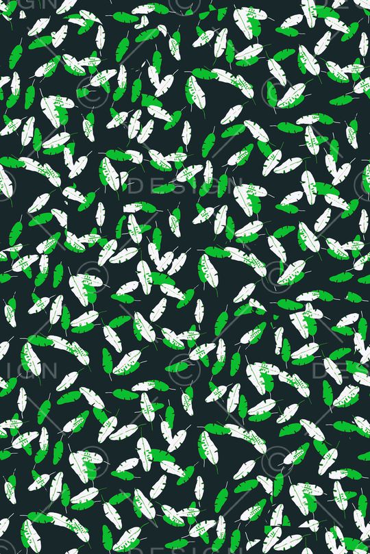 绿植树叶印花华亿平台图片