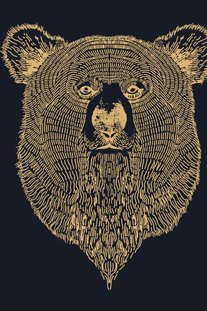 动物头印花华亿平台图片