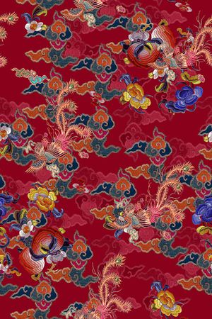 香云纱印花华亿平台图片