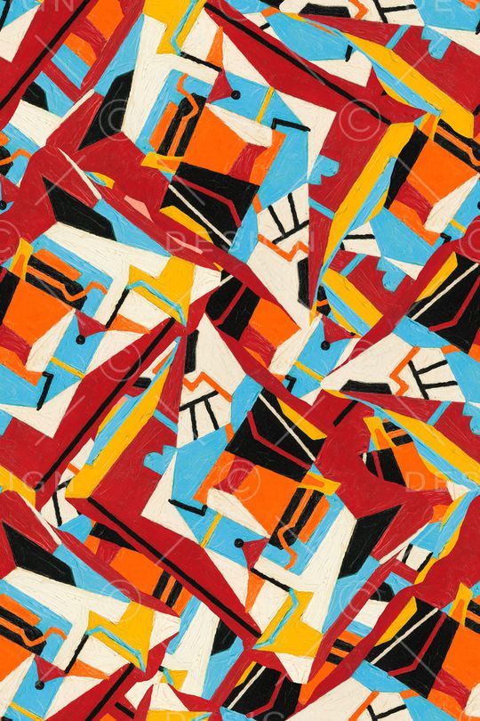 几何印花华亿平台图片