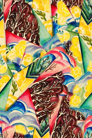 几何印花华亿平台图片