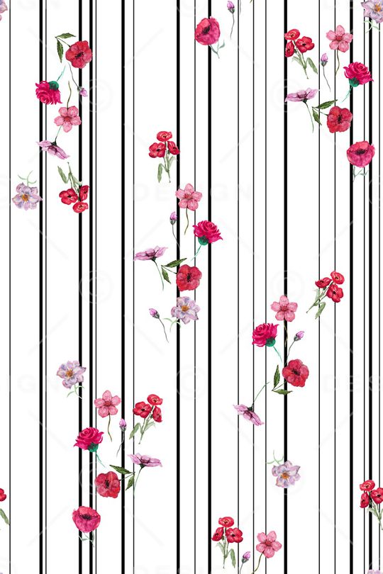 黑白条纹印花华亿平台图片