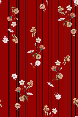 黑白条纹印花华亿平台图片