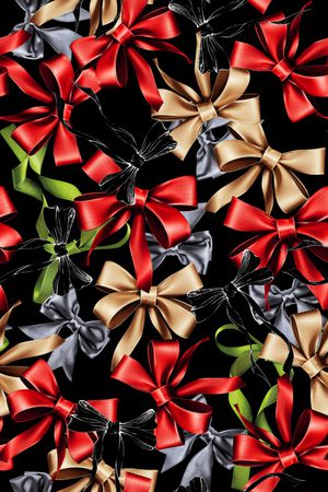 蝴蝶结印花华亿平台图片