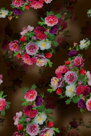 旗袍印花华亿平台图片