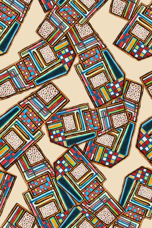 几何印花华亿平台图片