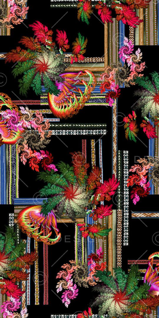 几何印花华亿平台图片