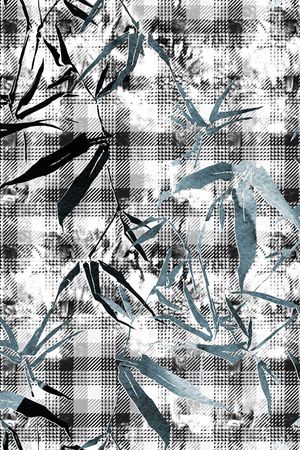 格子印花华亿平台图片