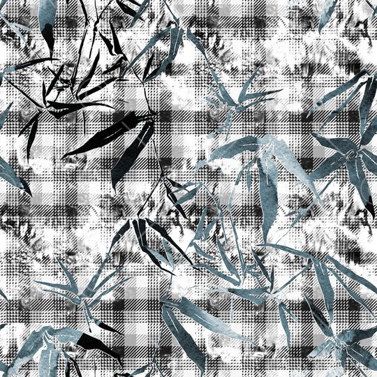 格子印花华亿平台图片