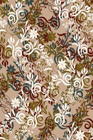 绿植树叶印花华亿平台图片