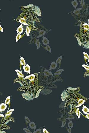 绿植树叶印花华亿平台图片