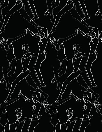 抽象印花华亿平台图片