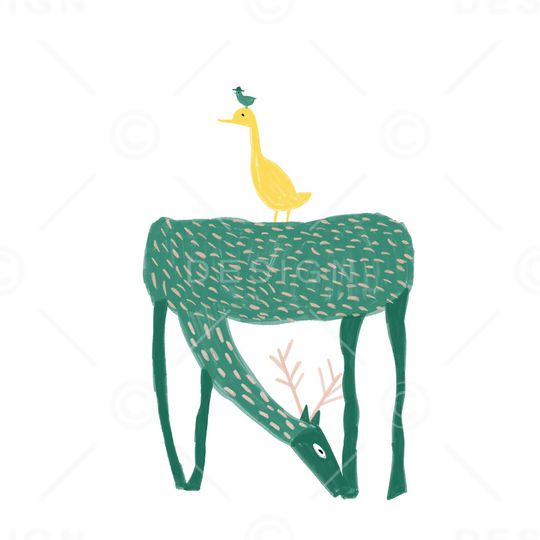 插画印花华亿平台图片