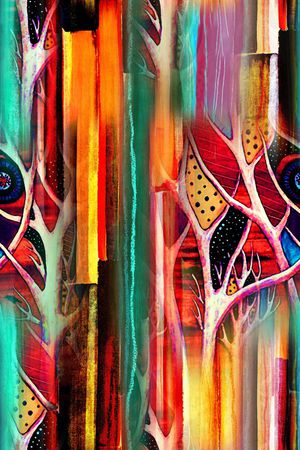 几何印花华亿平台图片