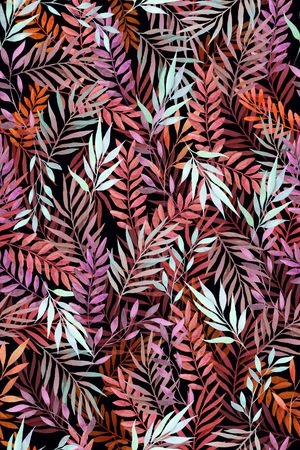 绿植树叶印花华亿平台图片