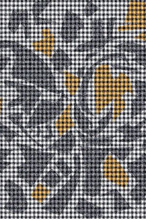 格子印花华亿平台图片