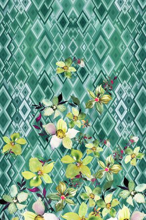 几何定位印花华亿平台图片