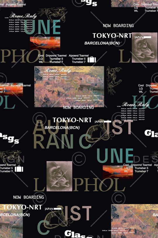 字母印花华亿平台图片