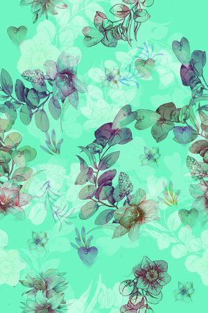 窗帘印花华亿平台图片