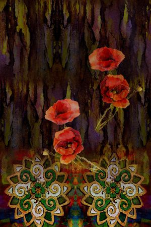 民族风印花华亿平台图片