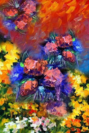 定位花印花华亿平台图片