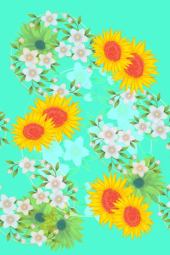 1338815-向日葵绿