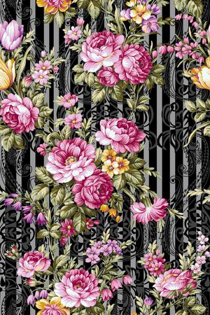 几何印花华亿平台图片