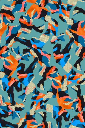 几何印花华亿平台图片