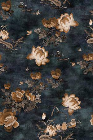 荷花印花华亿平台图片