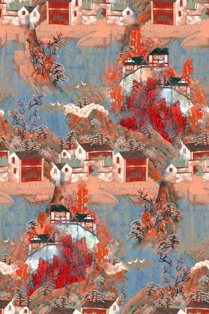 香云纱印花华亿平台图片