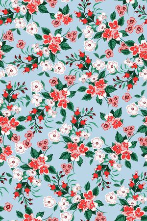 抽象花卉印花华亿平台图片