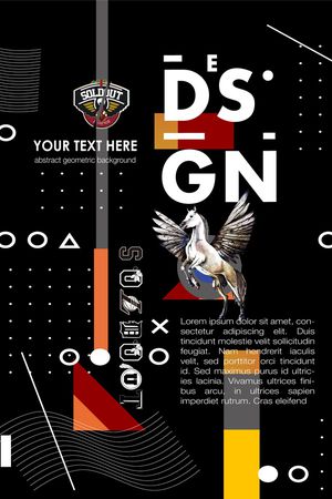 几何印花华亿平台图片