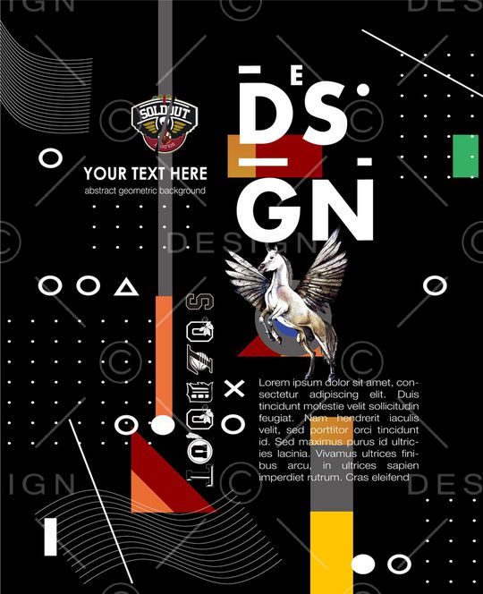 几何印花华亿平台图片