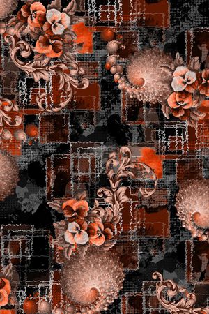 几何印花华亿平台图片