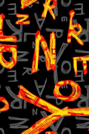 字母印花华亿平台图片