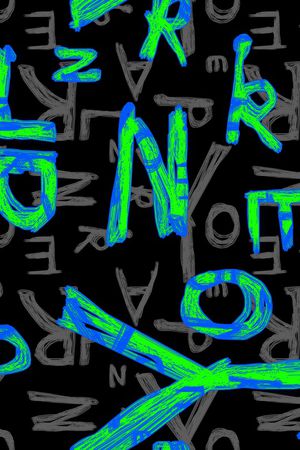 字母印花华亿平台图片