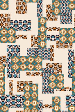 几何印花华亿平台图片