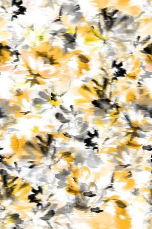 抽象花卉印花华亿平台图片