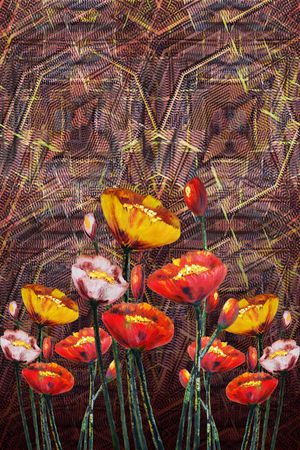 定位花印花华亿平台图片