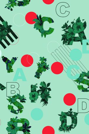 字母印花华亿平台图片