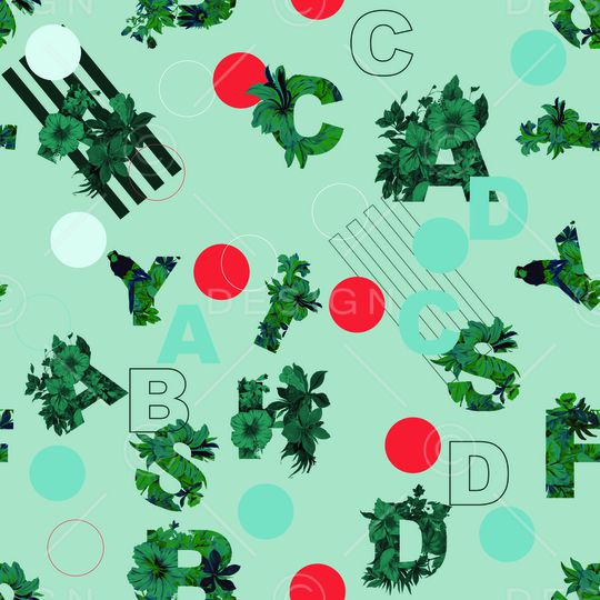 字母印花华亿平台图片