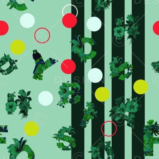 条纹印花华亿平台图片