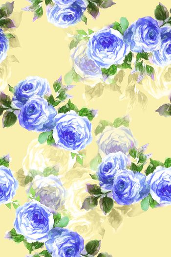 1339422-手绘玫瑰-黄