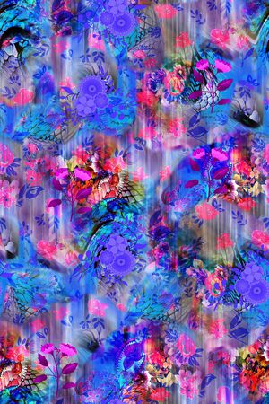 水彩印花华亿平台图片