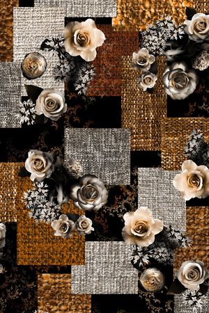 绿植树叶印花华亿平台图片