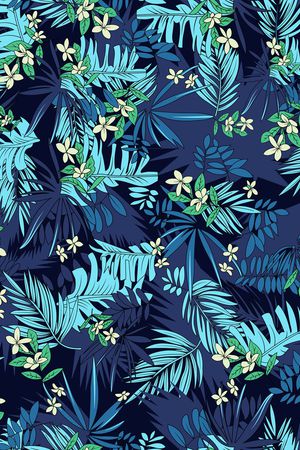 品牌男装花卉印花华亿平台图片