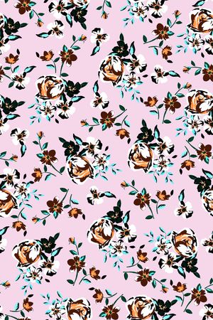 抽象花卉印花华亿平台图片